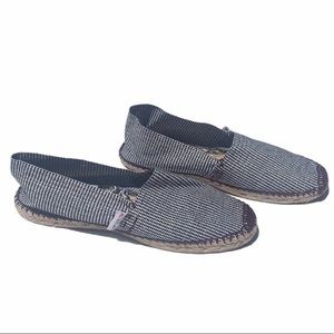 Handmade Spanish Espadrilles Gingham Brown/White